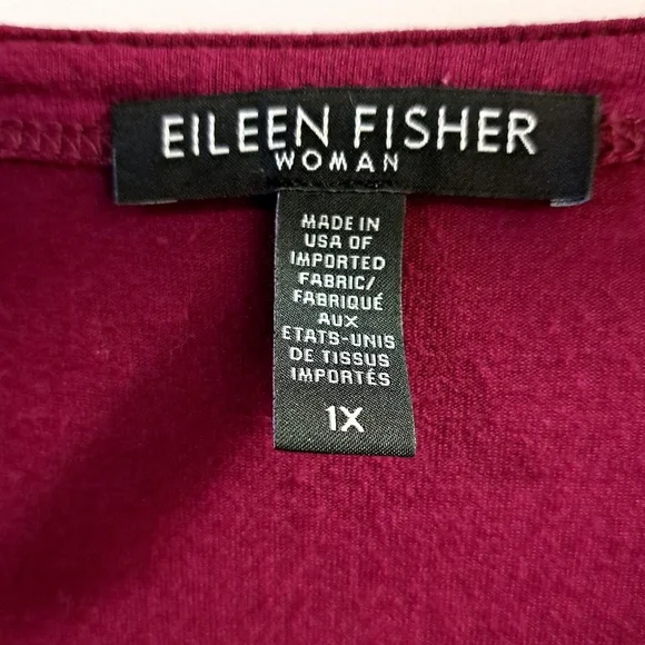 Eileen Fisher High Low Long Tunic Size 1X - Picture 8 of 10